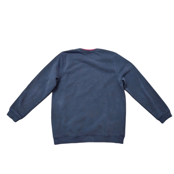 Vintage Northern Reflections Sweatshirt Blue Embroidered Birds in Heart Size L - Picture 2 of 5